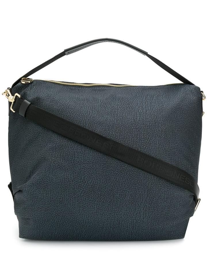 Borbonese Large Hobo Bag - Black
