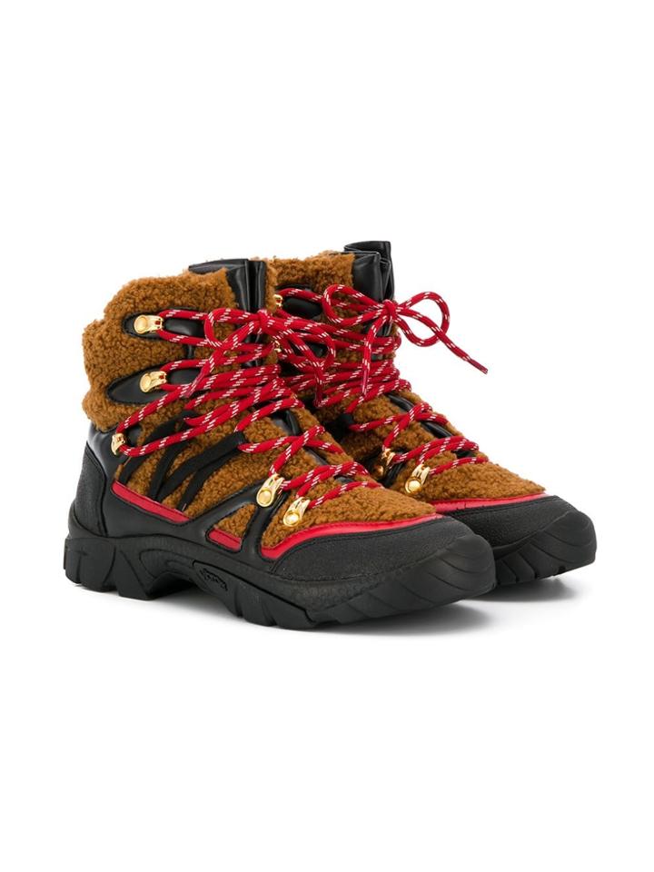 Stella Mccartney Kids Teddy Bear Snow Boots - Brown
