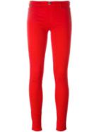 Love Moschino Skinny Jeans, Women's, Size: 27, Red, Cotton/spandex/elastane