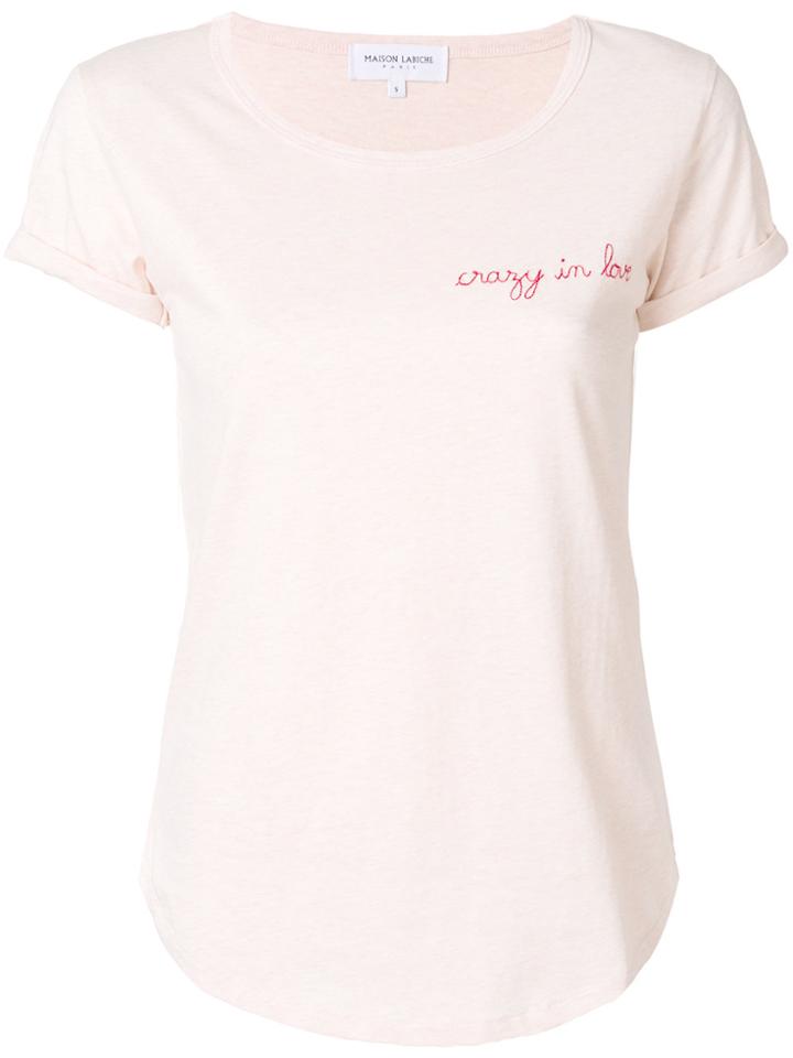 Maison Labiche Crazy In Love T-shirt - Pink & Purple