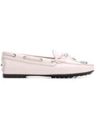 Tod's Gommino City Loafers - Pink & Purple