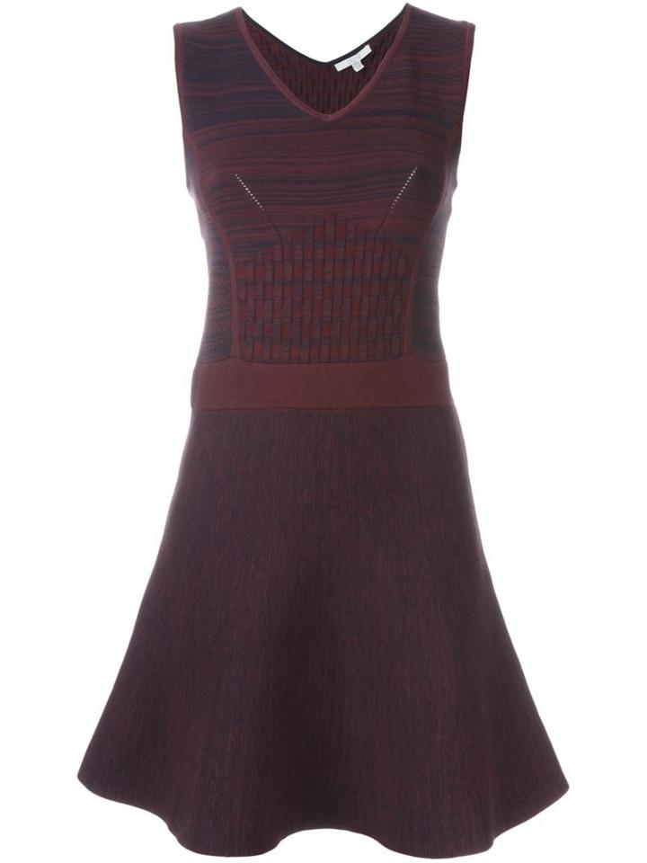 Dagmar 'aloisa' V-neck Dress, Women's, Size: Large, Red, Spandex/elastane/polyester/polybutylene Terephthalate (pbt)/viscose