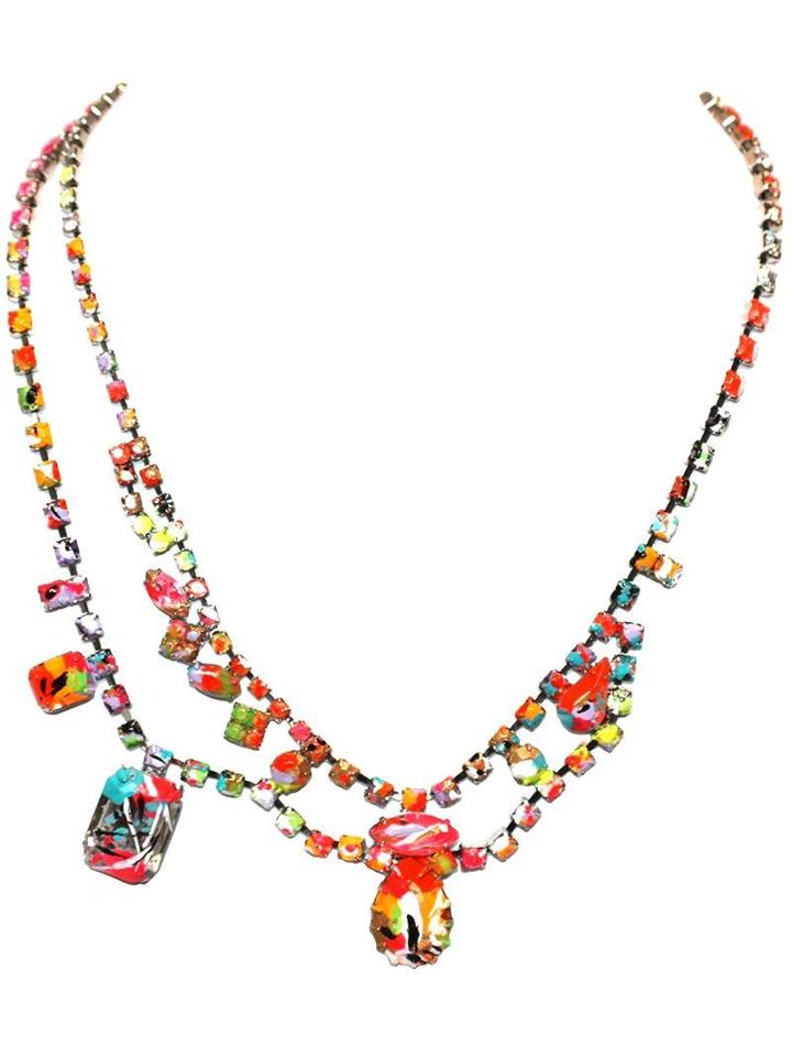 Tom Binns 'splash Out' Double Necklace