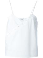 Courrèges 't07' Vest Top, Women's, Size: 42, White, Cotton