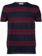 Paolo Pecora Striped Sweater, Men's, Size: Medium, Blue, Cotton