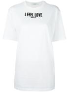 Givenchy I Feel Love Printed T-shirt, Women's, Size: Medium, White, Cotton