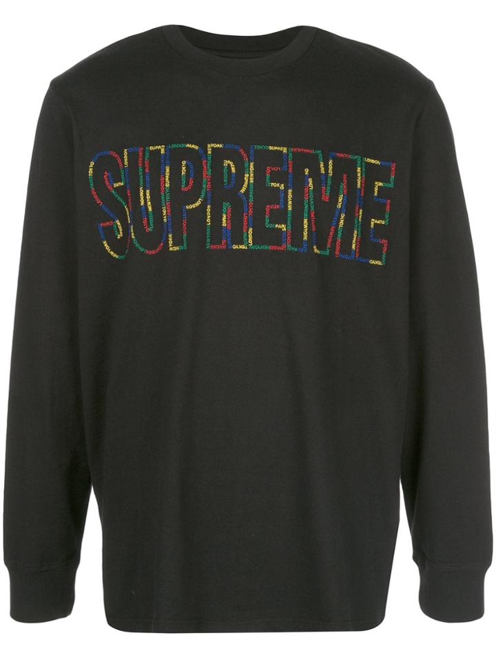 Supreme Printed Logo T-shirt - Black