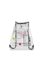 Marcelo Burlon County Of Milan Slogan Print Backpack - White