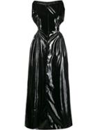 Maison Margiela Pvc Halterneck Dress - Black