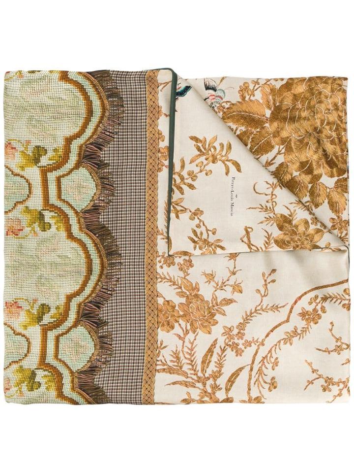 Pierre-louis Mascia Aloeuw Printed Scarf - Green
