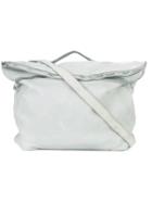 Guidi Flap Zipped Crossbody Bag, Adult Unisex, Grey, Horse Leather