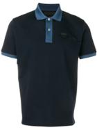 Prada Ribbed Polo T-shirt - Blue