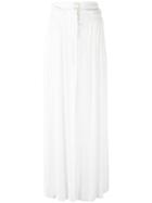 Ann Demeulemeester Wide Leg Palazzo Trousers - White