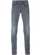 Dondup George Jeans, Men's, Size: 36, Grey, Cotton/polyester/spandex/elastane