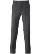 Pt01 Tailored Straight Trousers, Men's, Size: 50, Grey, Cotton/polyamide/spandex/elastane/virgin Wool