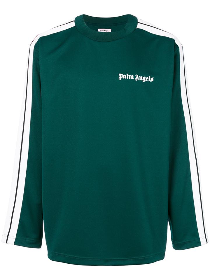 Palm Angels Branded Top - Green