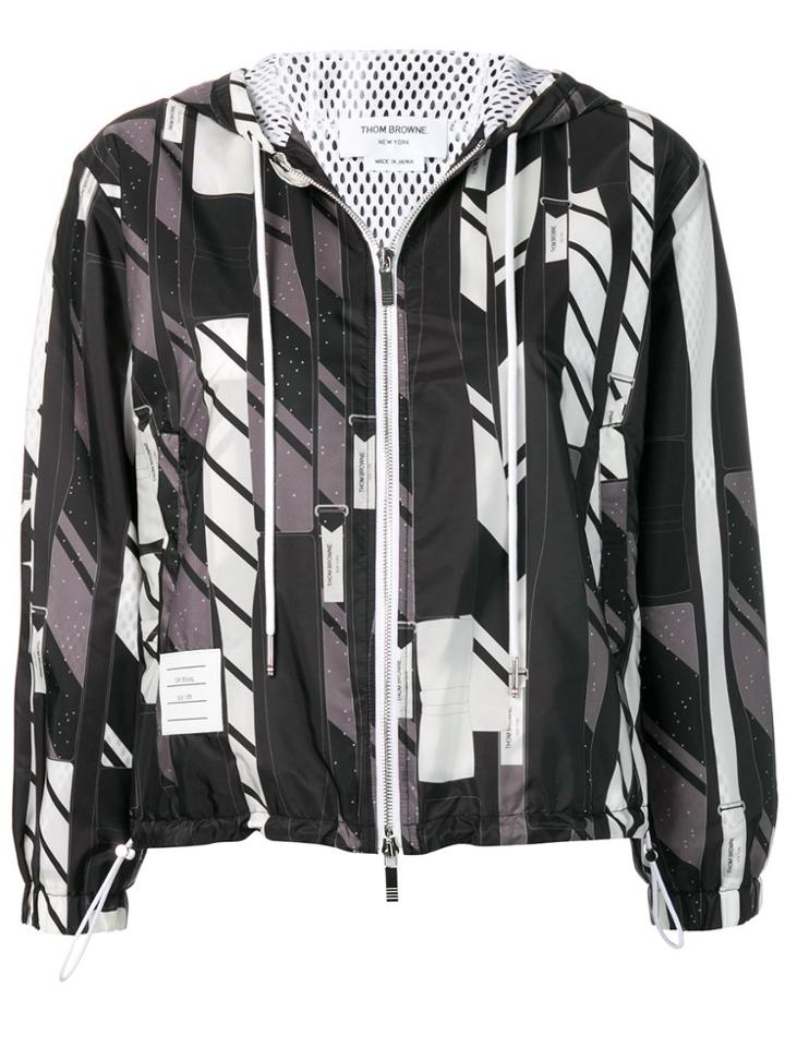Thom Browne Bow Tie Collage Hoodie - Black