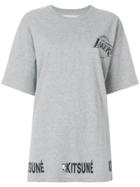 Maison Kitsuné Lakers Print T-shirt - Grey