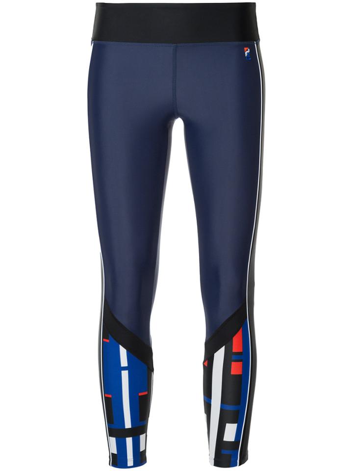 P.e Nation Bowl Out Leggings - Blue