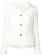 Comme Des Garçons Girl Slim-fit Lace Jacket - White