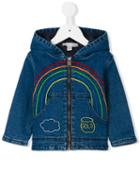 Stella Mccartney Kids - Bubba Rainbow Embroidered Jacket - Kids - Cotton/spandex/elastane - 18 Mth, Toddler Boy's, Blue