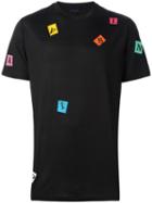 Lanvin Letters Print T-shirt, Men's, Size: Small, Black, Cotton