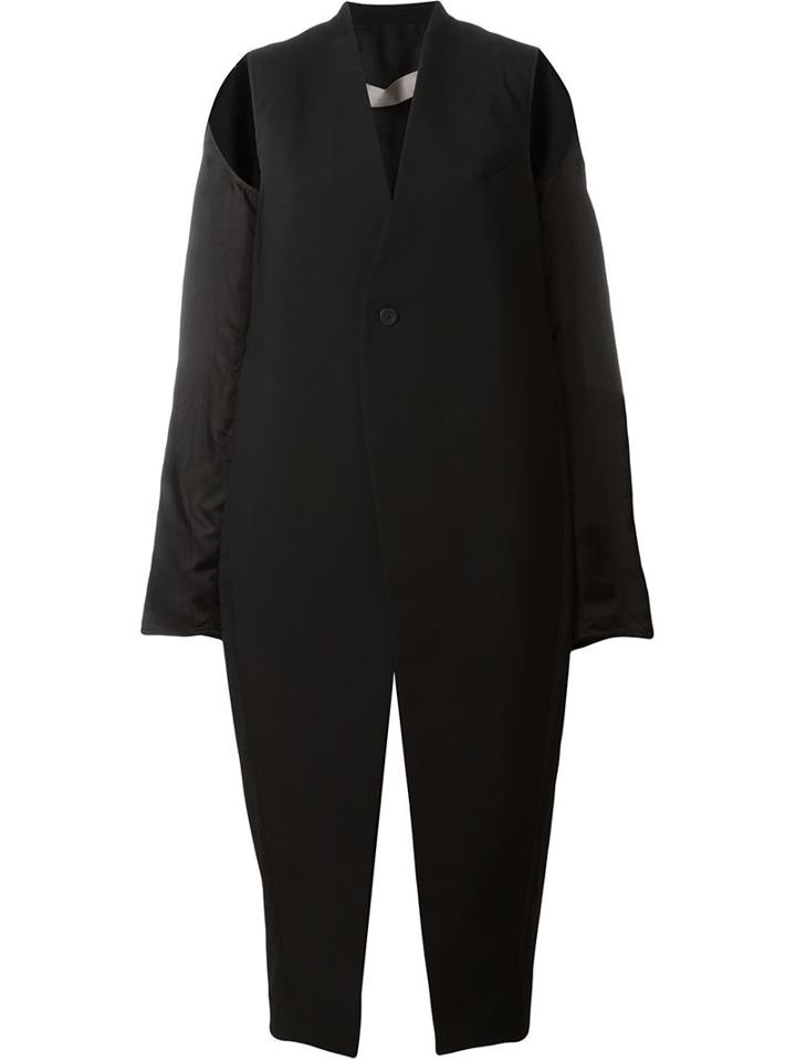Rick Owens Cut-out Detailed Coat