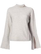 Derek Lam 10 Crosby Slit Detail Sweater - Grey