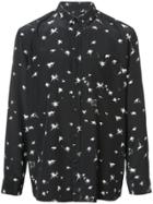 Givenchy 4g Splatter Print Shirt - Black