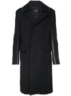 Thamanyah Oversized Trench Coat - Black
