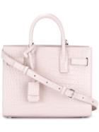 Saint Laurent Classic Nano Sac De Jour Bag, Women's, Pink/purple, Calf Leather