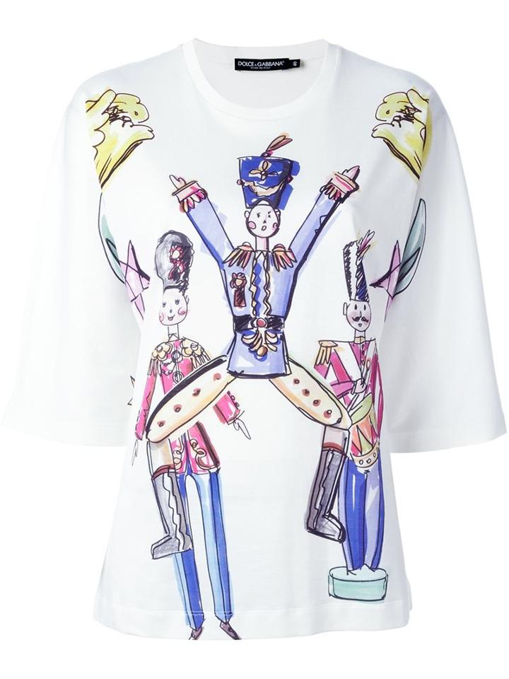 Dolce & Gabbana Toy Soldier Print T-shirt