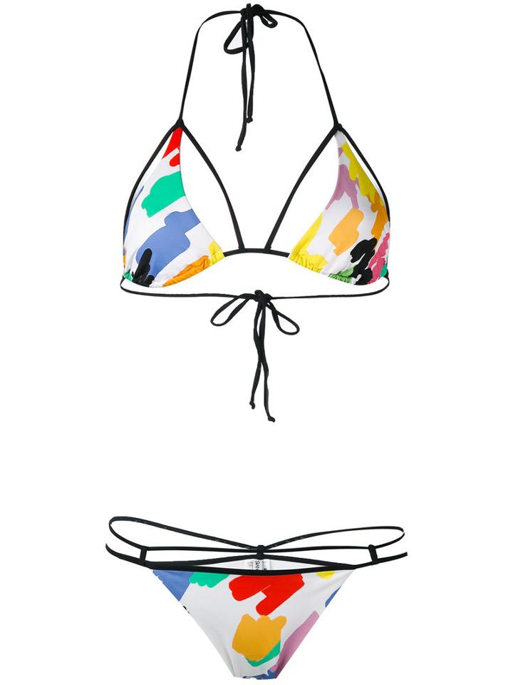 Sian Swimwear - Printed Bikini Set - Women - Polyamide/spandex/elastane - L, Women's, Polyamide/spandex/elastane