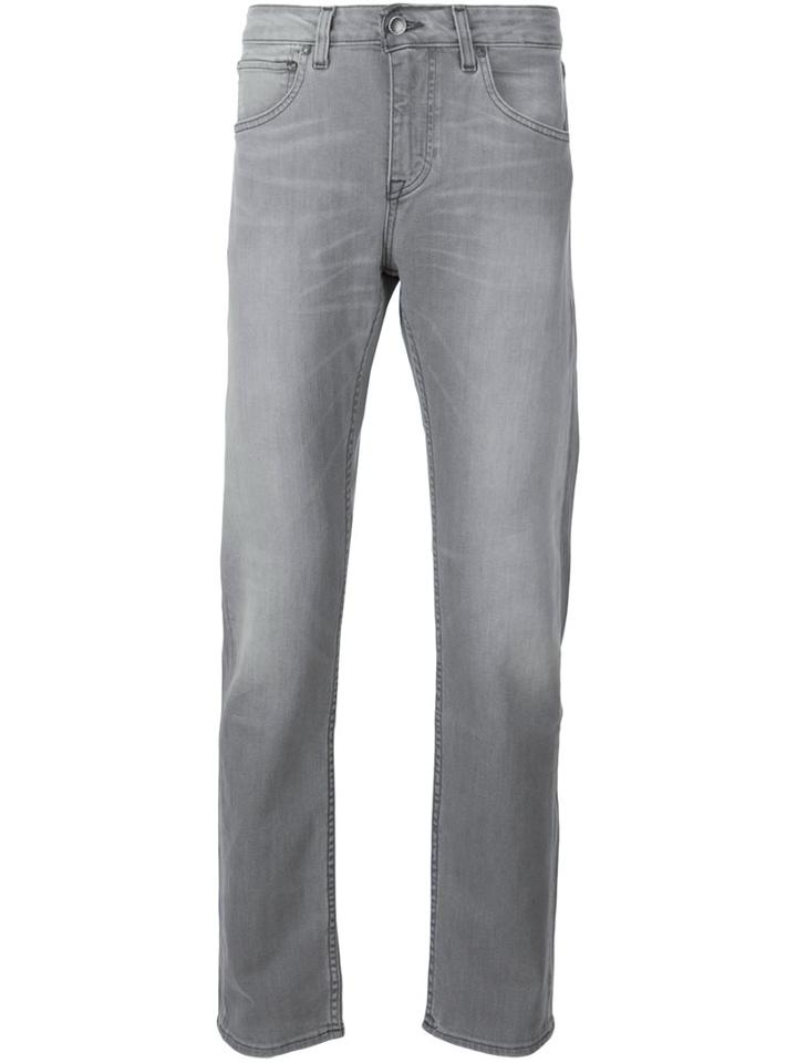 Levi's: Made & Crafted Straight Leg Jeans, Men's, Size: 34/34, Grey, Cotton/spandex/elastane