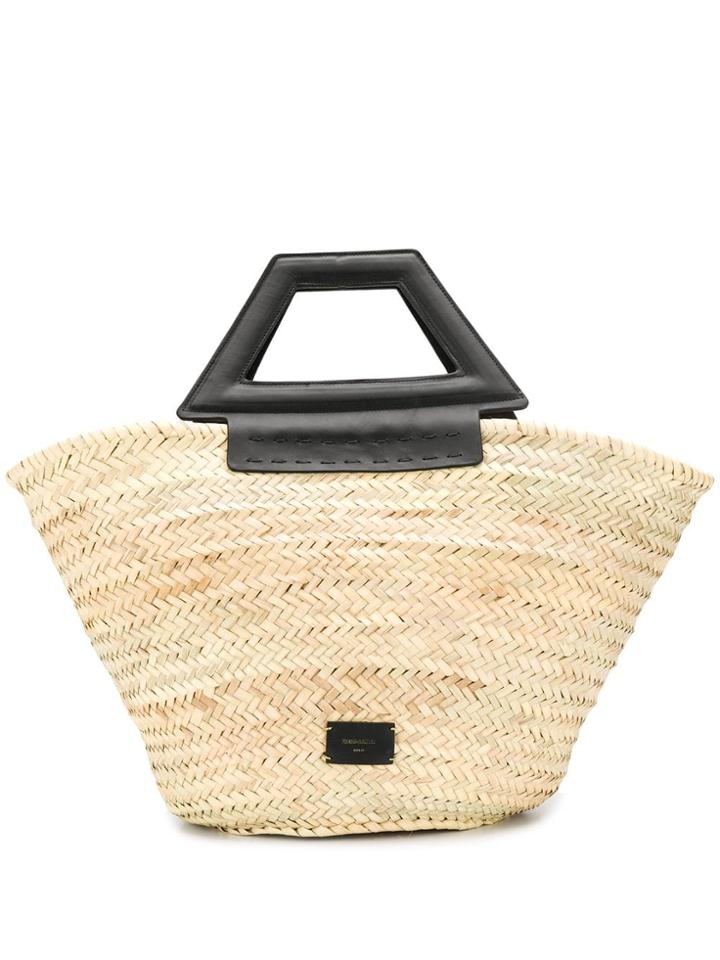 Zeus+dione Scorpio Woven Tote Bag - Neutrals