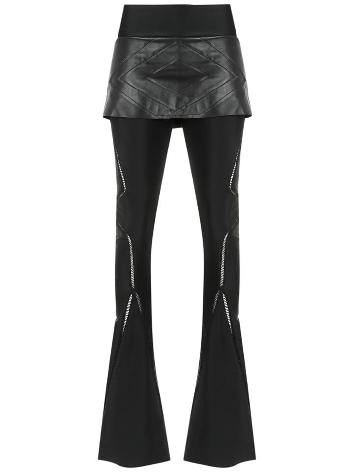 Andrea Bogosian Layered Flare Trousers - Unavailable
