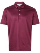 Canali Slim-fit Polo Shirt - Red
