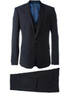 Dolce & Gabbana Formal Three-piece Suit, Men's, Size: 52, Blue, Polyamide/spandex/elastane/acetate/virgin Wool