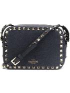 Valentino Rockstud Crossbody Bag, Women's, Blue, Leather/metal Other
