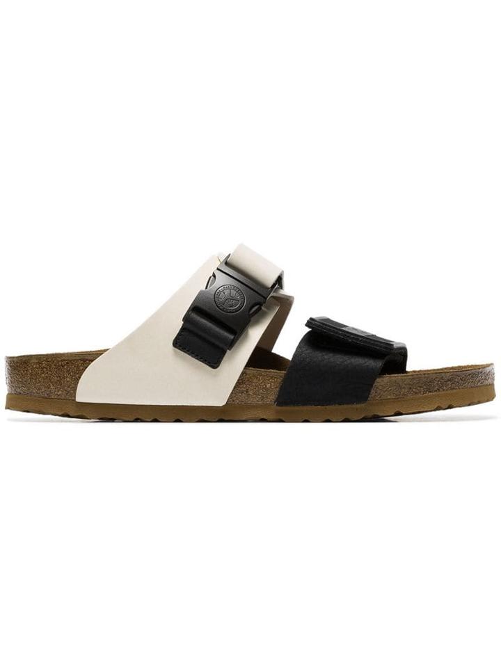 Rick Owens X Birkenstock Black And White X Birkenstock Babel Sandals