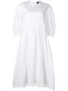Simone Rocha Puffball Shirt Dress - White