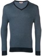 N.peal Patterned Sweater - Blue