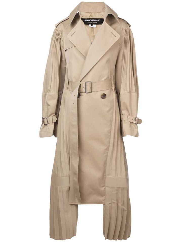 Junya Watanabe Gabardine Trench Coat - Neutrals