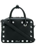 Karl Lagerfeld Snaps Bowling Tote Bag - Black