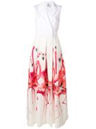 Sara Roka Printed Day Dress - White