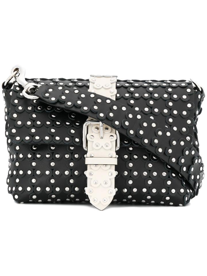 Red Valentino Red(v) Studded Shoulder Bag - Black