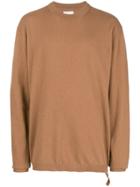Laneus Long Sleeved Sweater - Brown