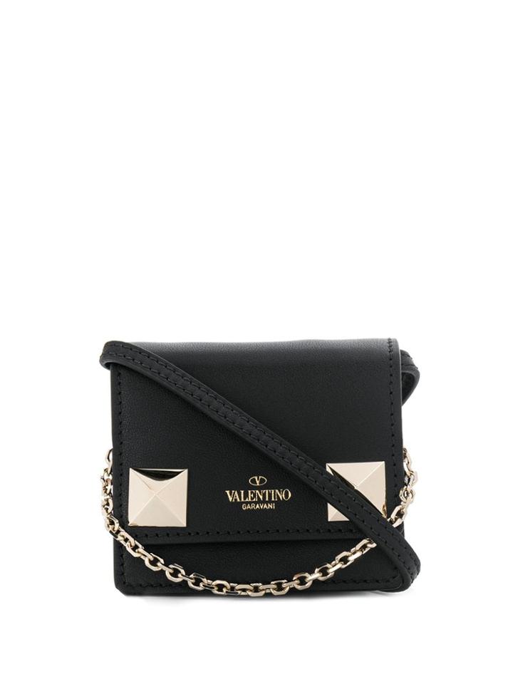 Valentino Valentino Garavani Mini Vltn Saddle Bag - Black