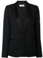 Saint Laurent - Shawl Collar Jacket - Women - Silk/cotton/viscose/wool - 40, Black, Silk/cotton/viscose/wool