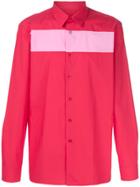 Raf Simons Stripe Detail Shirt - Red